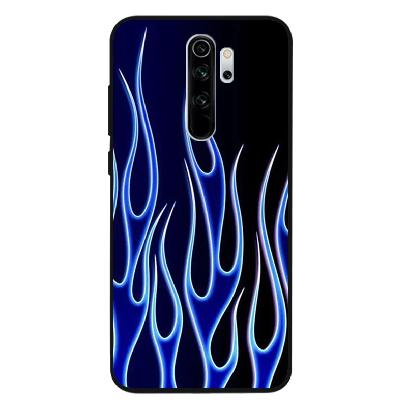 Мультяшный чехол для телефона с огнем и пламенем Xiaomi Redmi note 9 8 7 6 5 4 Pro S redmi 4A 4X Plus 5A 7A