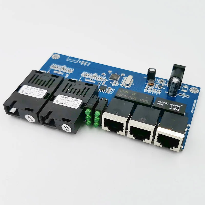 Ethernet-коммутатор 10/100 м с поддержкой быстрой передачи данных 20 км | Безопасность и