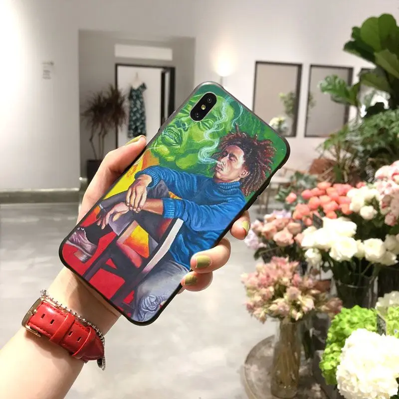 Боб Марли Лев растаман регги плотный чехол из ТПУ мягкий для мобильного телефона