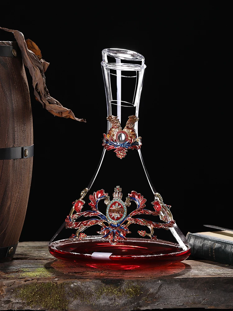 

Red wine glass decanter set high-end crystal goblet household wine set large glass cup champagne goblet Wedding Party gift