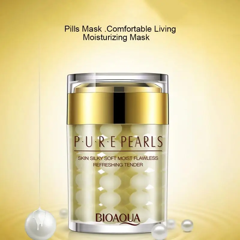 Крем для улиточный крем лица BIOAQUA Pearl TSLM1 отбеливающий сыворотка кожи вокруг глаз