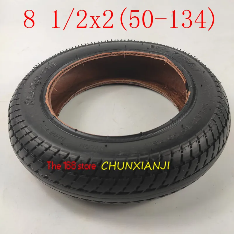 outer tire Размер 8 1/2X2(50-134) внутренняя камера колеса 8,5x2 внутренняя внешняя шина для газа Электрический умный электрический скутер внутренняя трубка в комплекте - Цвет: outer tire
