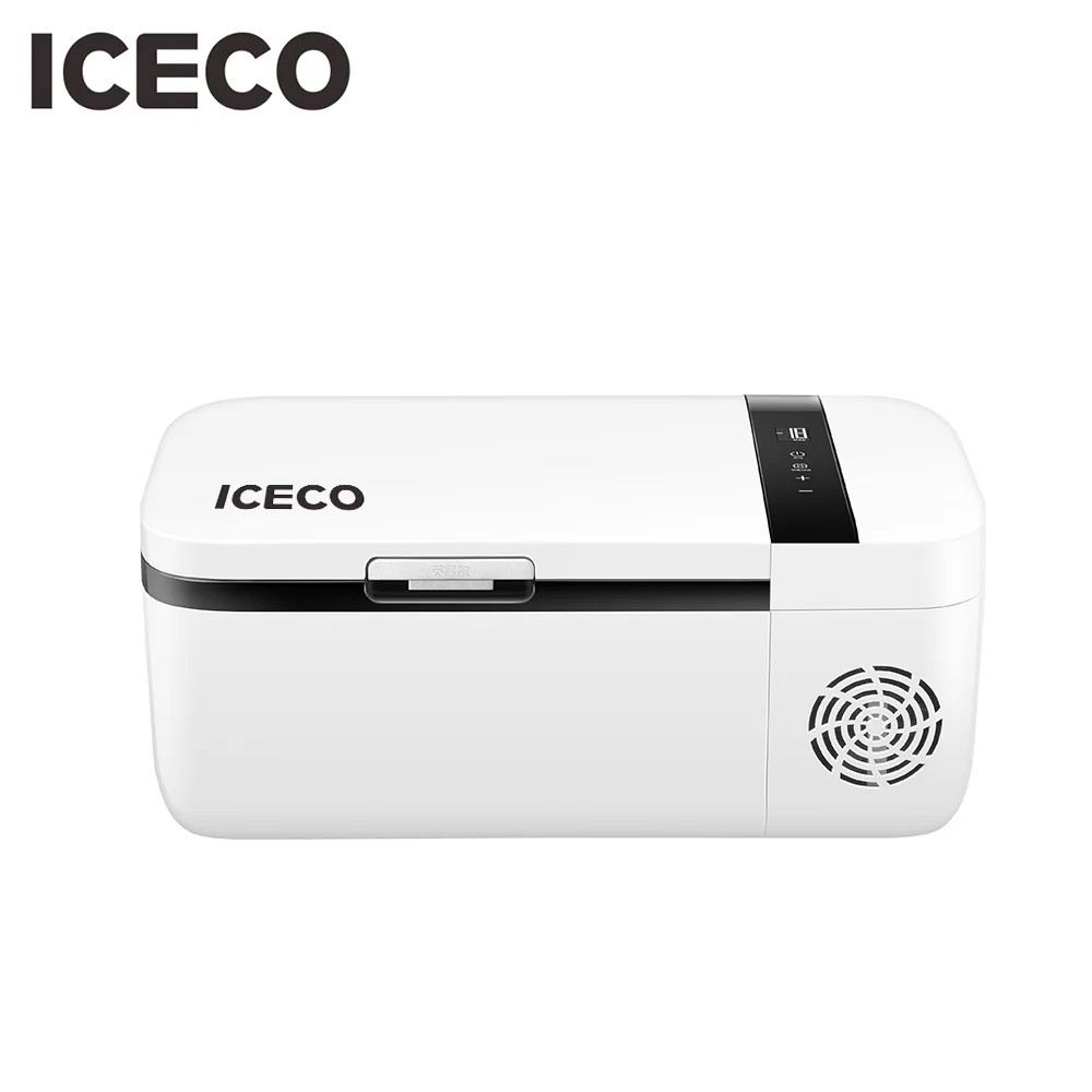 ICECO GO12 портативный холодильник косметический мини-холодильник для макияжа, 12 в холодильник, 12,8 л/13,5 кварт, DC 12/24 в, AC