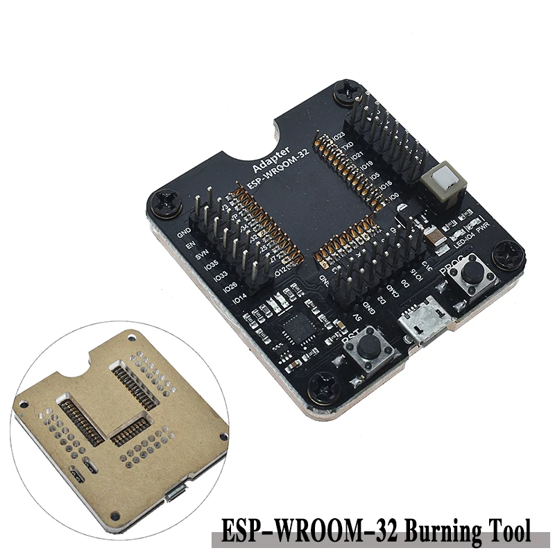ESP32-WROOM-32 ESP8266 ESP32 ESP-WROOM-32 ESP32-WROVER макетная плата Тесты сжигание приспособление инструмент загрузчик для ESP-12F ESP-07S ESP-12S - Цвет: ESP32-WROOM-32