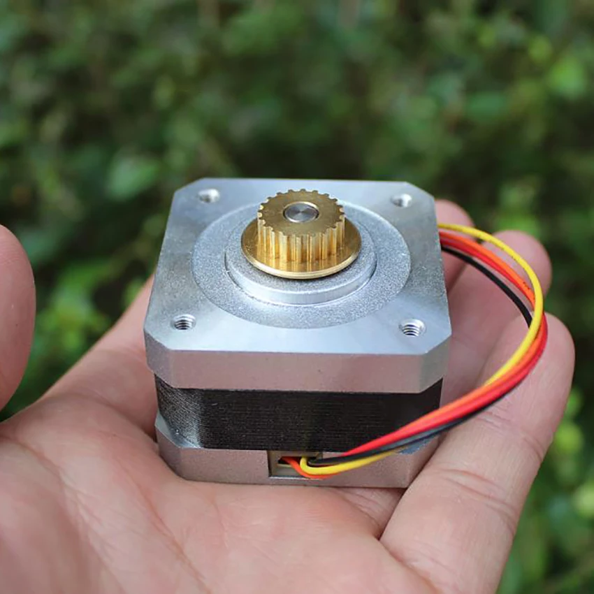 42 Шаговый двигатель 2 фазный шаговый 4 проводной с MXL синхронное колесо 20 передач