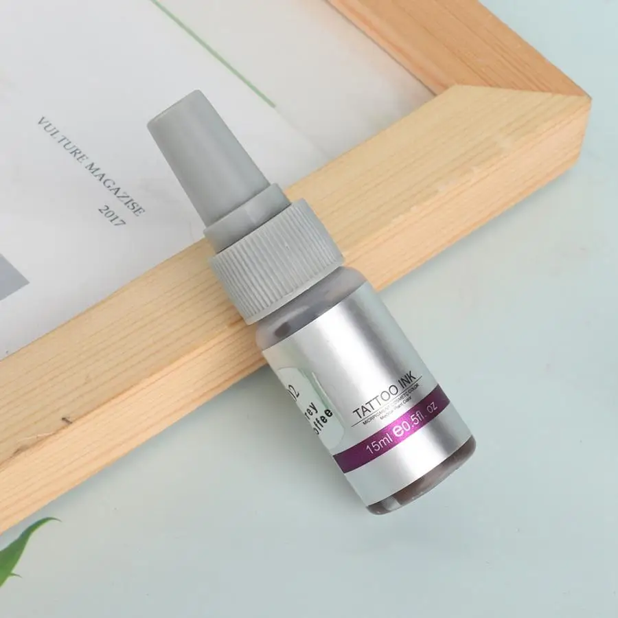 15 мл бровей татуировки растительный пигмент чернила инструмент для макияжа