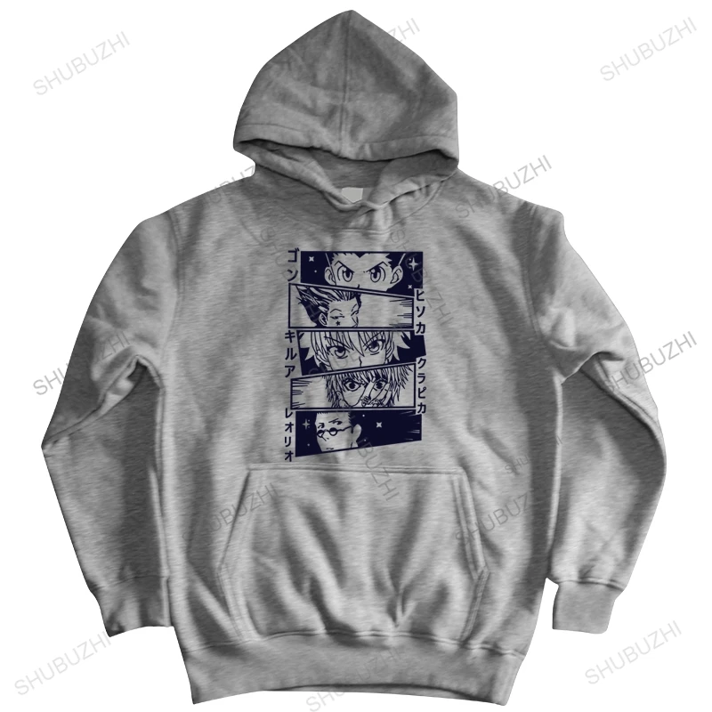 

Толстовка Hunter X Hunter мужская с капюшоном, хлопковый свитшот, худи с лучшими персонажами, Курапика, Гон, чарушка, Leorio, Hisoka, влюбленные манга, топ...