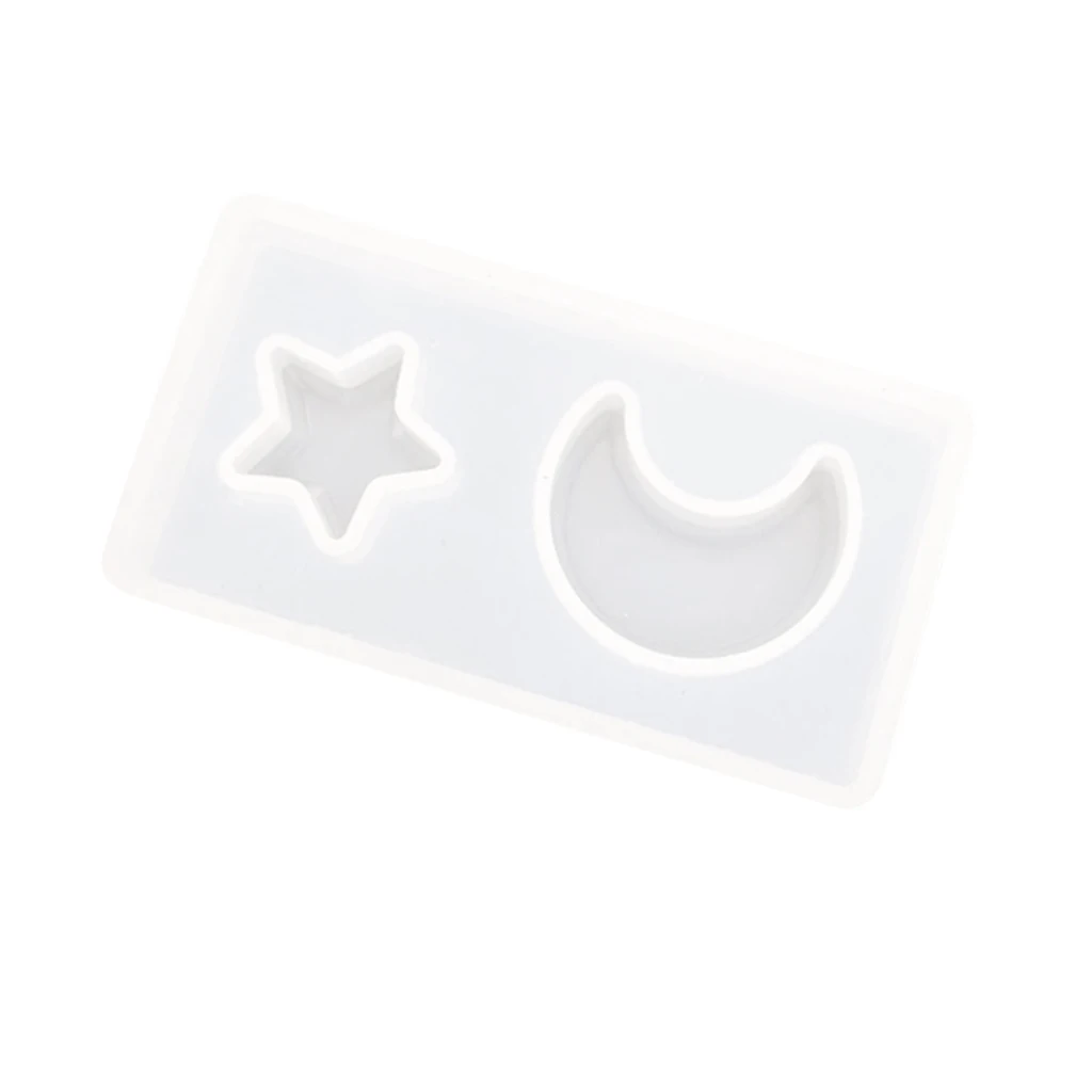 Прозрачный силиконовый пресс-форма лунной звезды Fondant (сахарная) украшение для