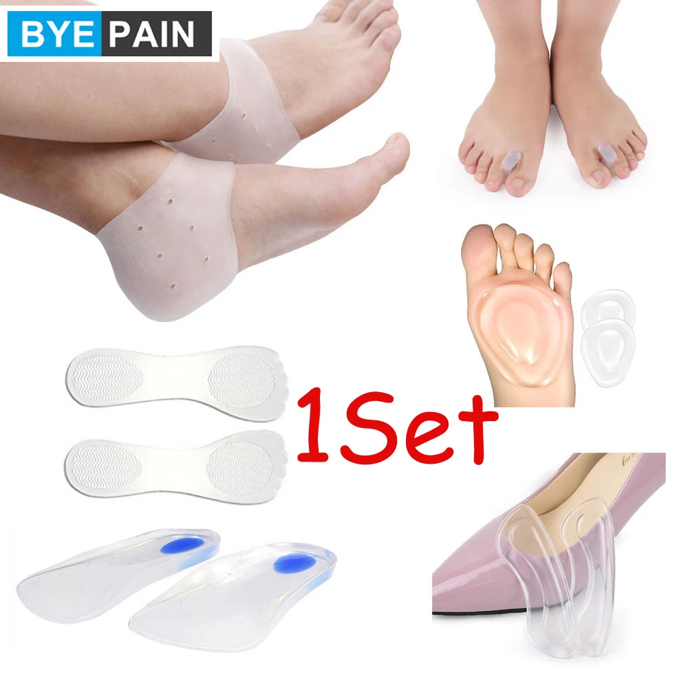 BYEPAIN/1 комплект уход за ногами массажные стельки на высоком каблуке плюсневые