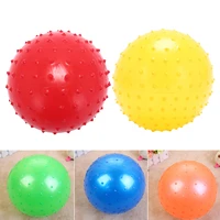 22cm funny inflatable ball kids baby massage ball rubber ball beach game toys randomly balloons bouncing balls