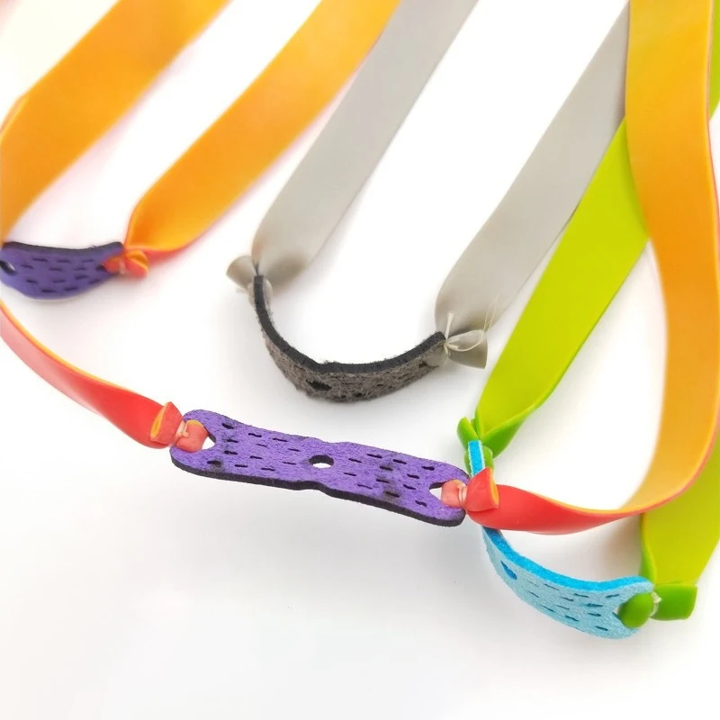 10 шт./компл. 1 мм Толщина плоская резина/латекс мощная лента для рогатки Весна