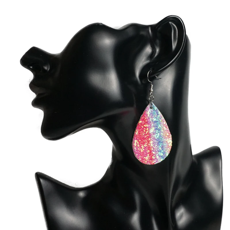 Женские блестящие серьги Cpop с каплями воды модные серьги-подвески ювелирные
