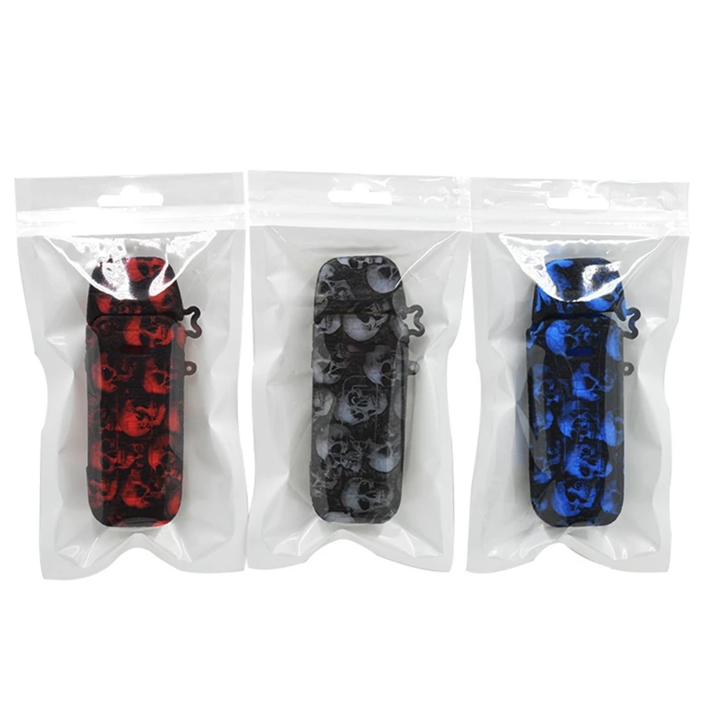 

Free Lanyard Skull Texture Silicone Case Protective Cover Shield Wrap Anti-Slip Sleeve For VAPORESSO LUXE PM40