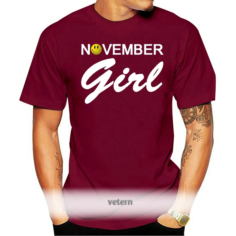 

Men T Shirt November Girl Women t-shirt