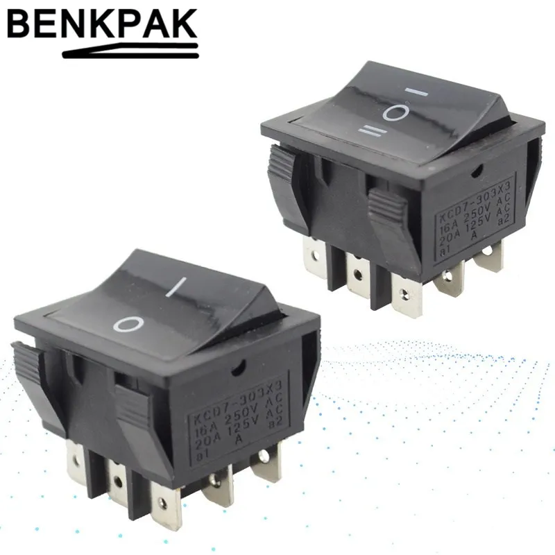 9 контакты кулисный переключатель вкл выкл вкл/выкл|on-off-on switch|on-off rocker switchon-off switch |