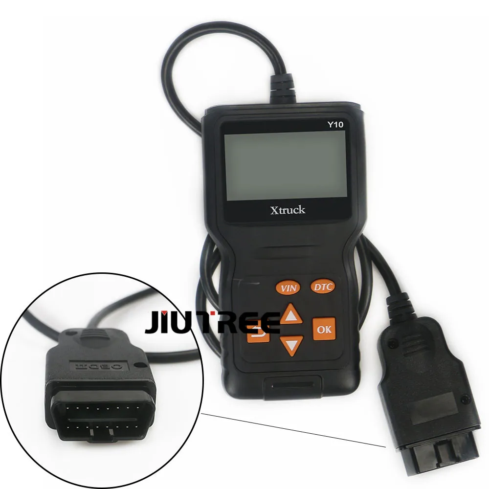 

Автомобильный диагностический инструмент xtruck y10 для всех 1996 и более новых obd II совместимых транспортных средств с кодами чтения