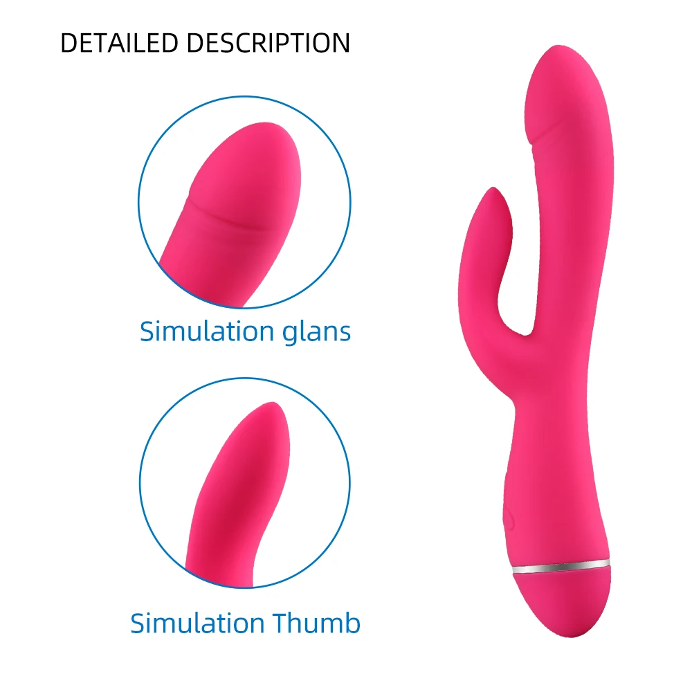 Кролик фаллоимитатор вибратор секс-игрушки для женщин точка G Вагина Стимулятор