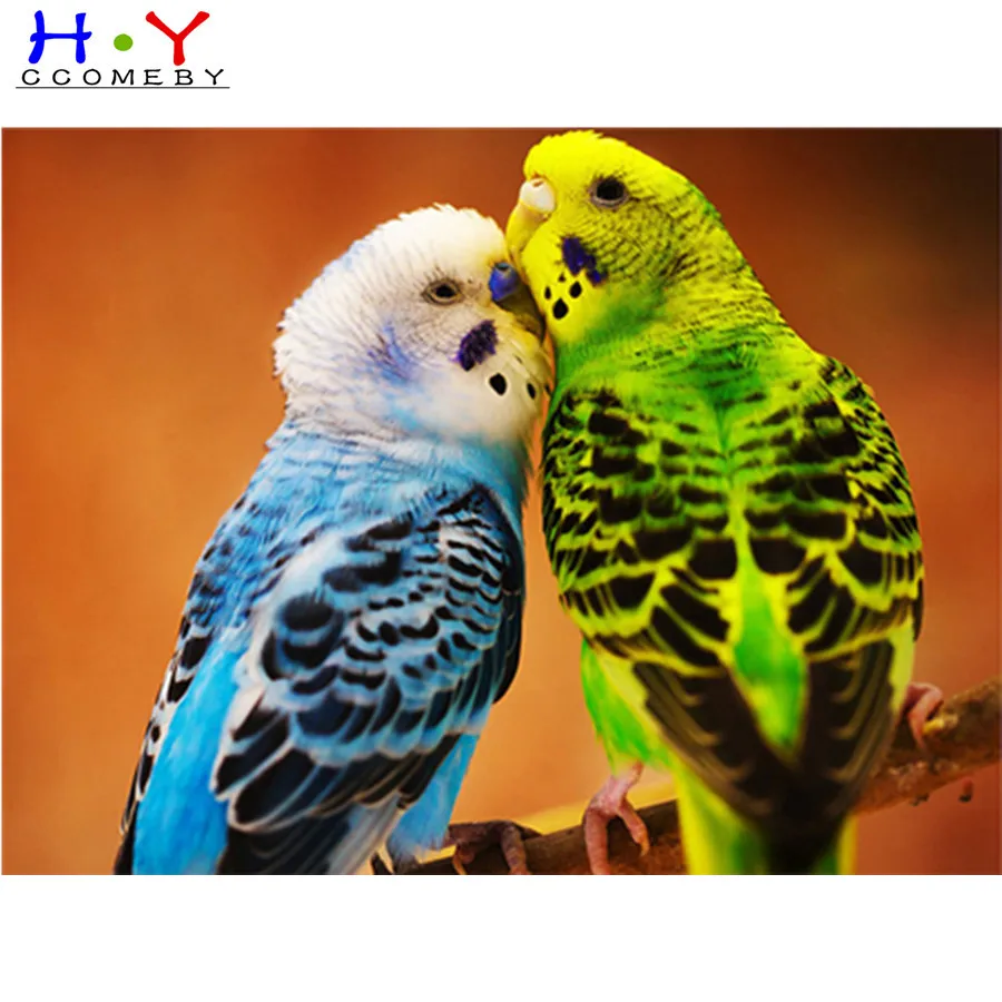 

Diamond Painting Animals Full Square 5D DIY Diamond Embroidery Bird Rhinestones Mosaic Parrot Cross Stitch Home Decor
