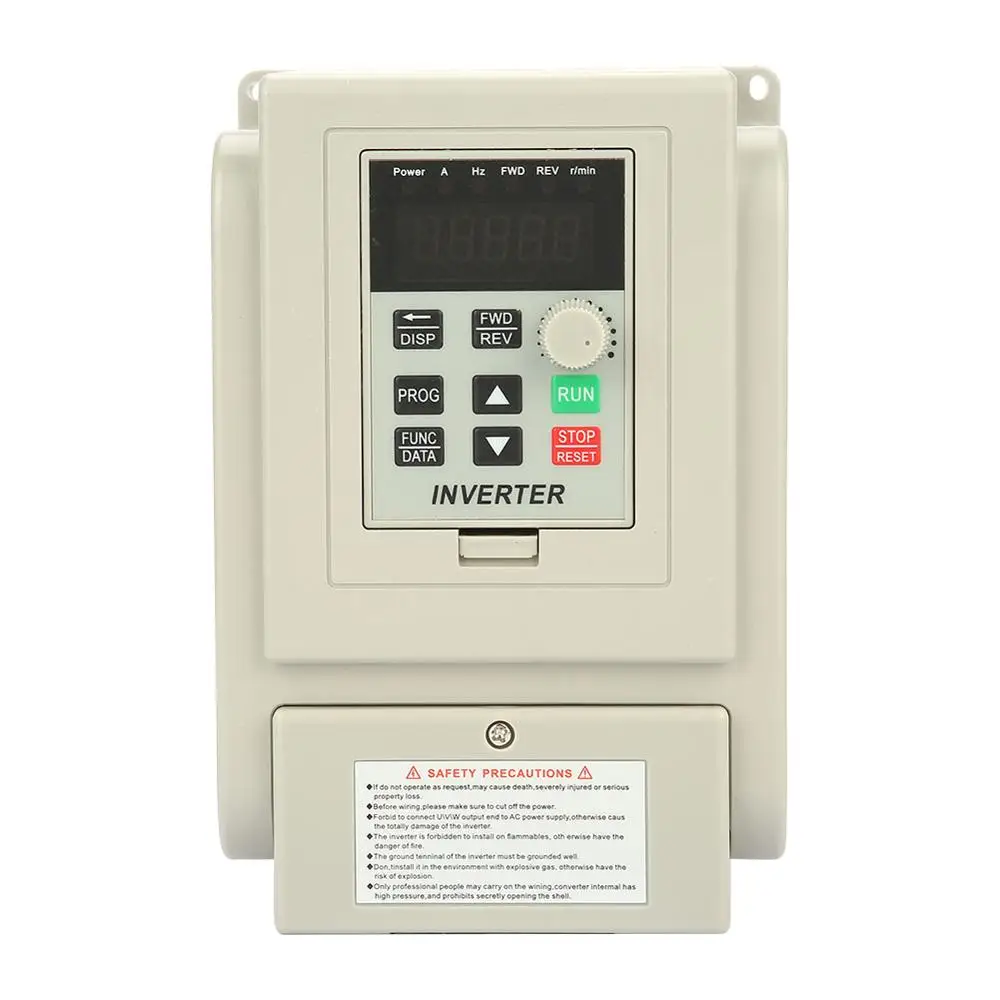 220VAC Single-phase Variable Frequency Drive VFD Controller for 3-phase 2.2kW AC Motor Inverter inversor | Обустройство дома