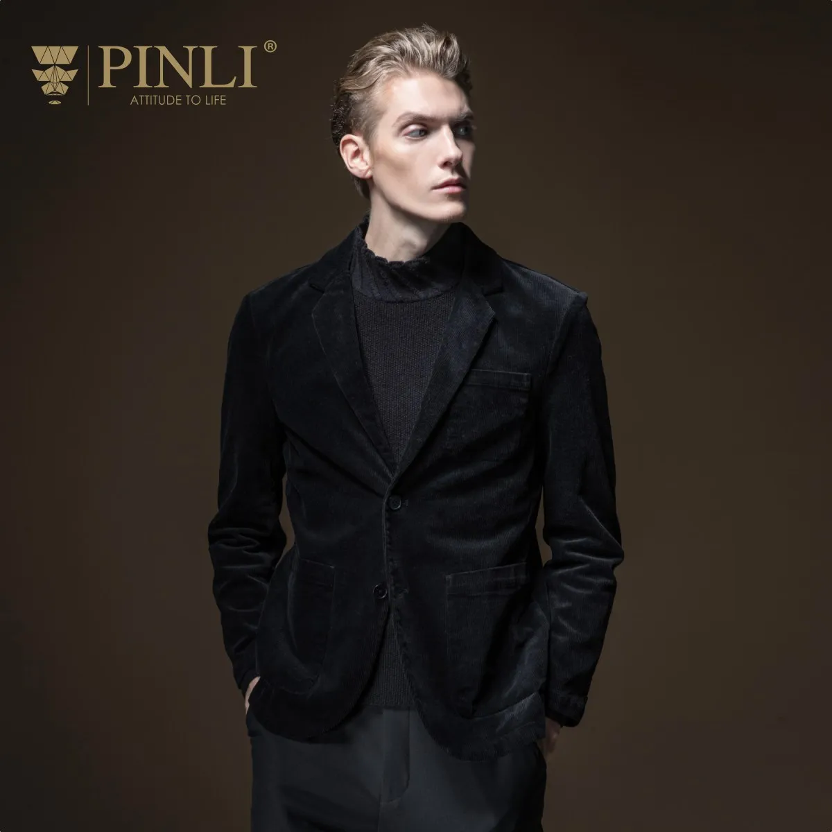 Blaser Masculino Топ Мода Полный Мужской Блейзер Pinli продукт сделан осень 2019 новый
