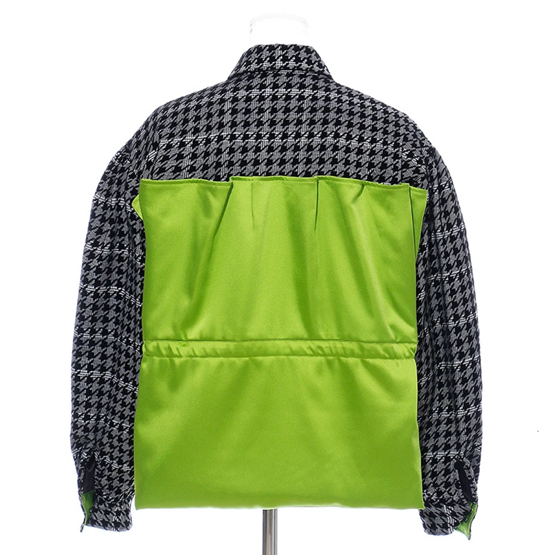 Женская флуоресцентная куртка на завязках с рукавами-фонариками и высокой