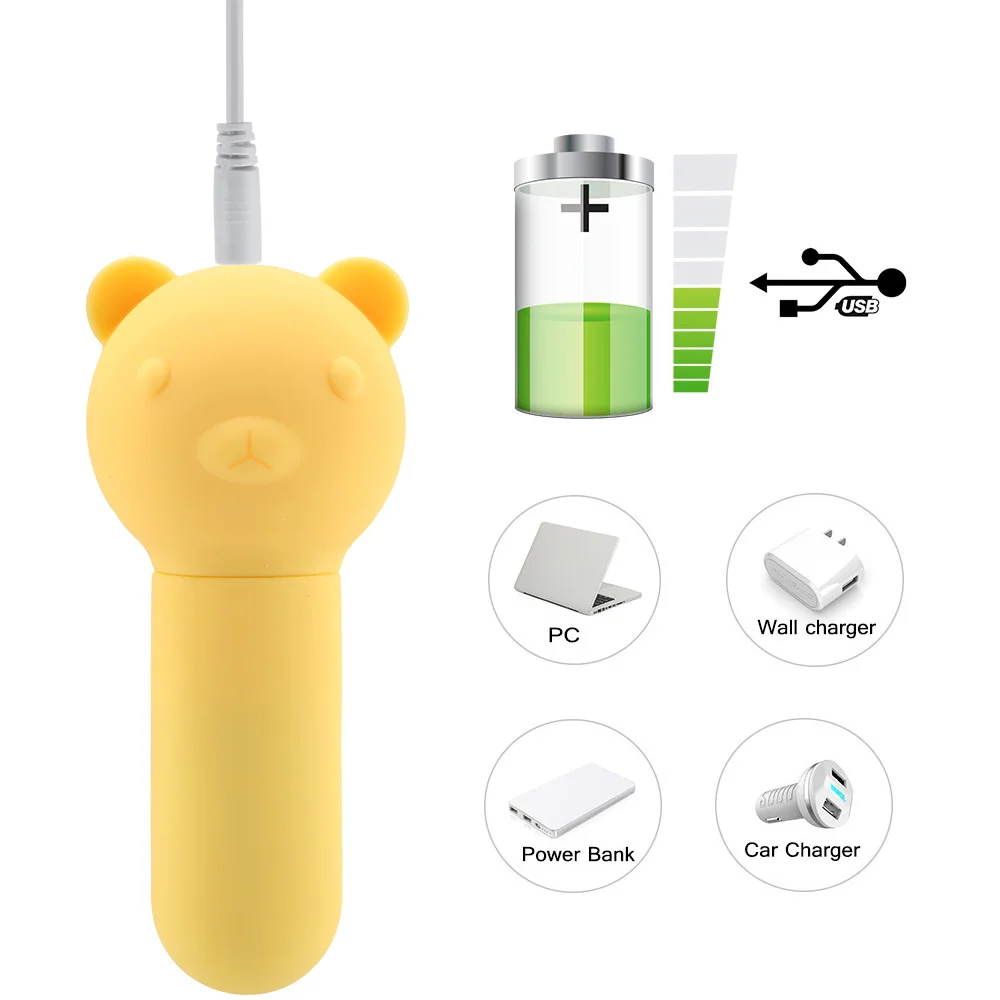10-частотный стимулятор для яйца клитора USB-зарядка массажер точки G маленький