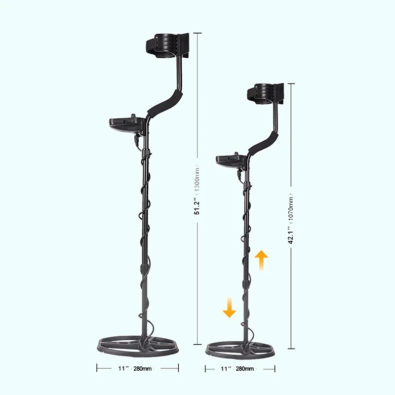 

Metal Detector Underground Professional Depth 2.5m Search Finder Gold Detector Treasure Hunter Detecting Pinpointer Waterproof