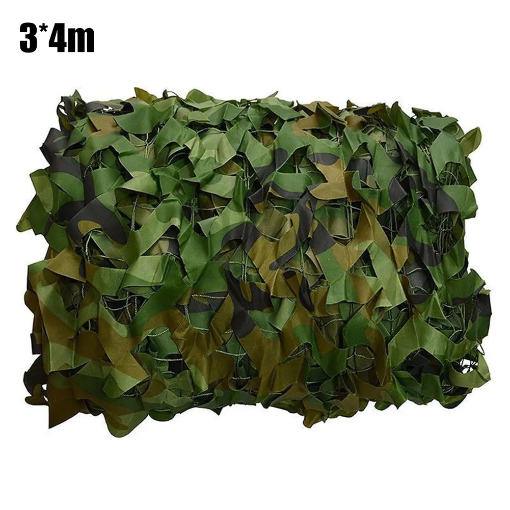 Камуфляжная затеняющая сетка для защиты джунглей автомобильный чехол палатка