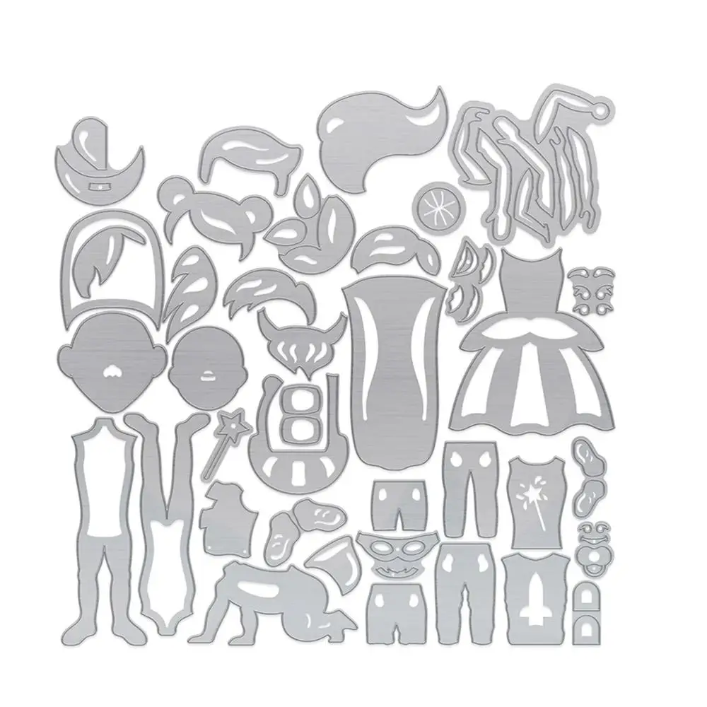 

AliliArts Metal Cutting Dies people diy Scrapbooking Photo Album Decorative Embossing PaperCard Crafts Die 2020