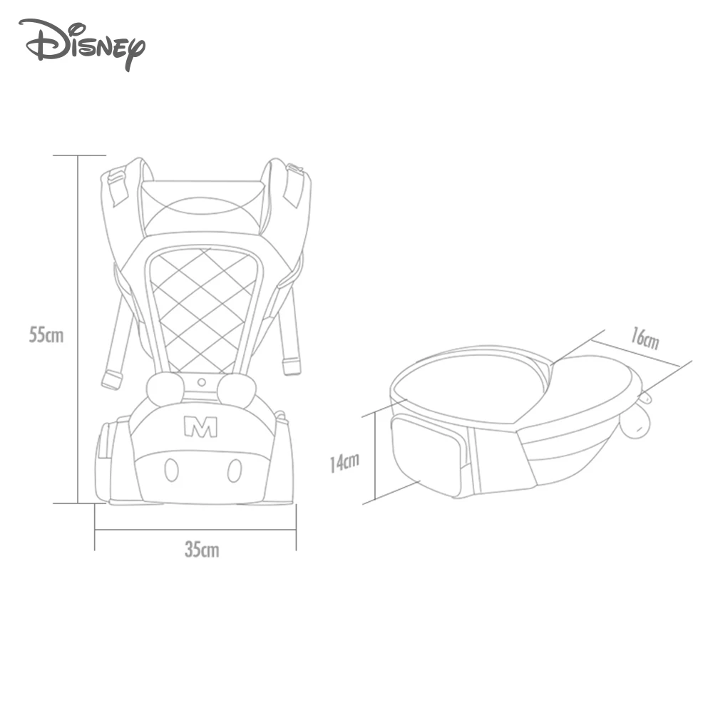 Disney Carton слинг для переноски ребенка аксессуары рюкзак удобное сидение на бедрах
