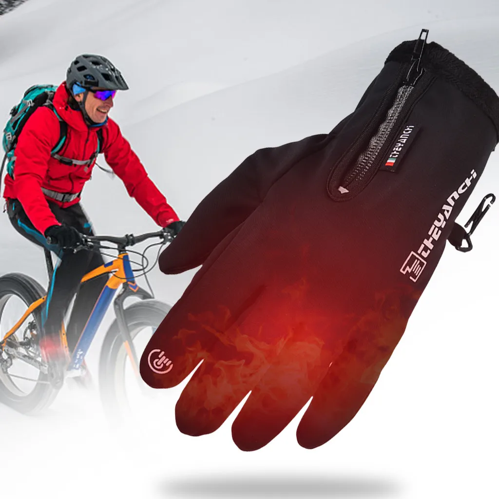 Унисекс Зимние термоперчатки для занятий спортом на открытом воздухе