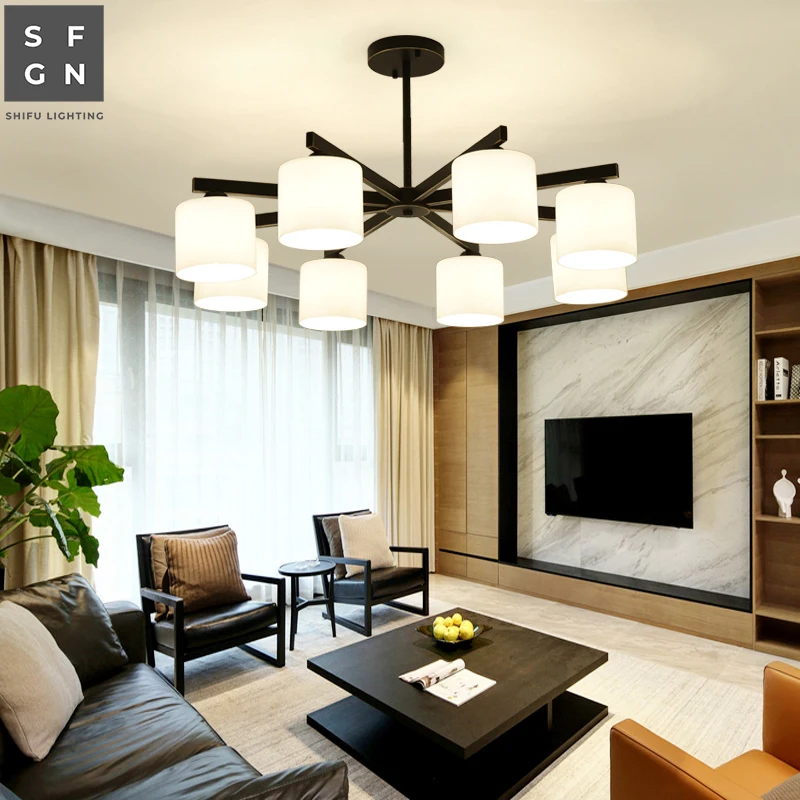 Люстра светильник ing светодиодные люстры современный китайский стиль железный