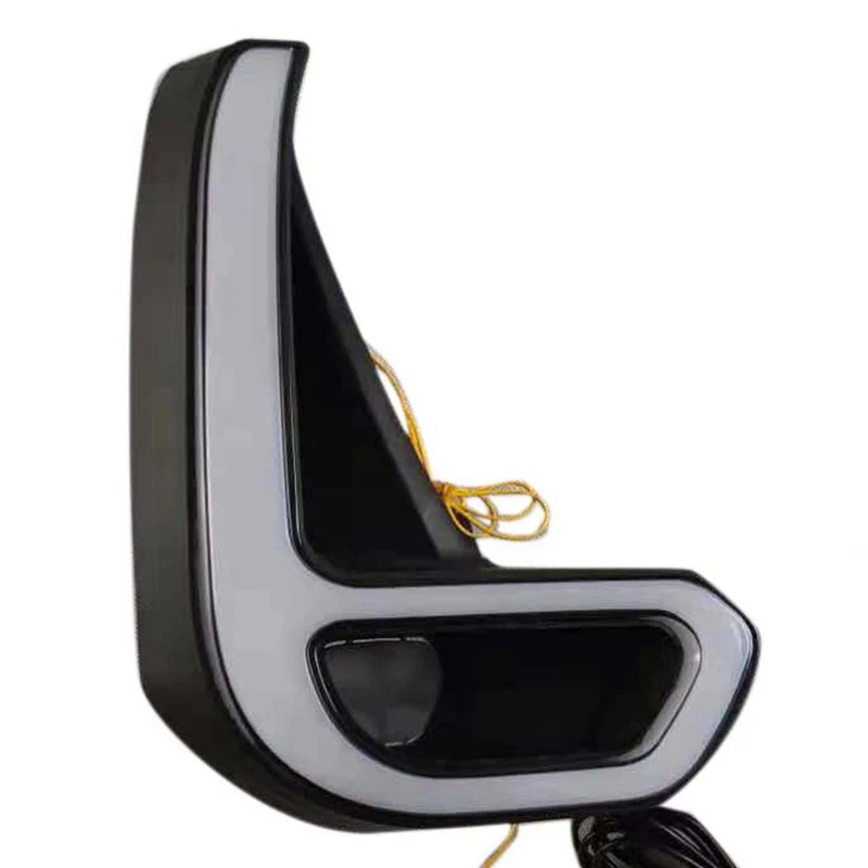 

For Toyota Hilux Revo 2020 2021 LED DRL Daytime Running Lights with Turn Signal Bumper Fog Light Driving Lamp