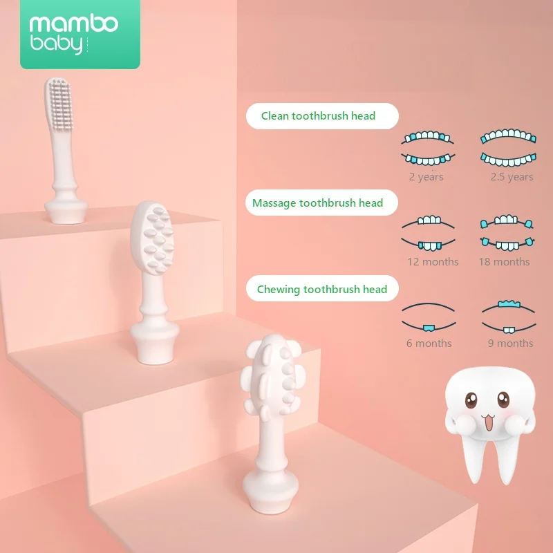 

Baby Toothbrush Kids Training Toothbrush Silicone Child Safe Baby Tongue Cleaner Teether Teething Brush Dental Care Dropshipping