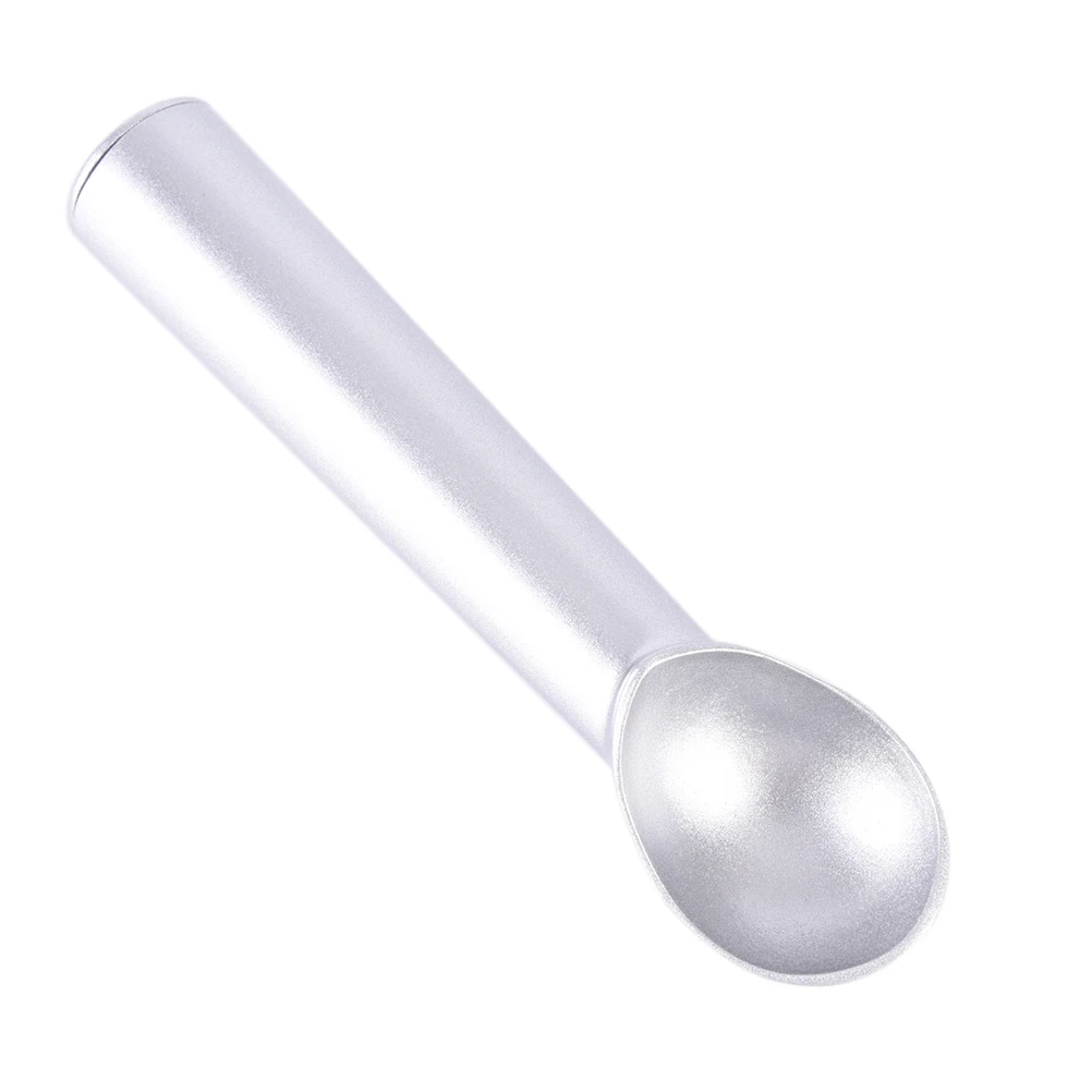 1 шт. черный/серебристый алюминиевый сплав ручка для мороженого ложка печенья