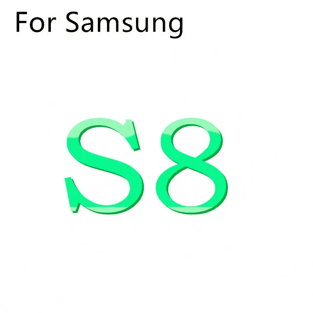 For S8 Жидкостный Мягкий силиконовый чехол для телефона для Samsung Galaxy S8 S9 S10 плюс S7 край J4 J6 J8 A6 A7 A8 A9 J3 J5 J7 A3 A5 A7 - Цвет: For S8