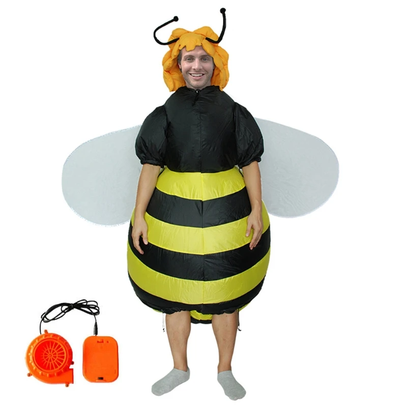 

Inflatable Bee Costumes Party Anime Cosplay Fancy Dress for Adult Men Women Cartoon Halloween Costume Role Play