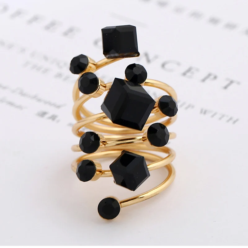 Style 5 Rose Gold&Silver 100 languages I love you Projection Ring Opening Adjusting Ring Romantic Love Wedding Ring Jewelry - Цвет основного камня: Style 5