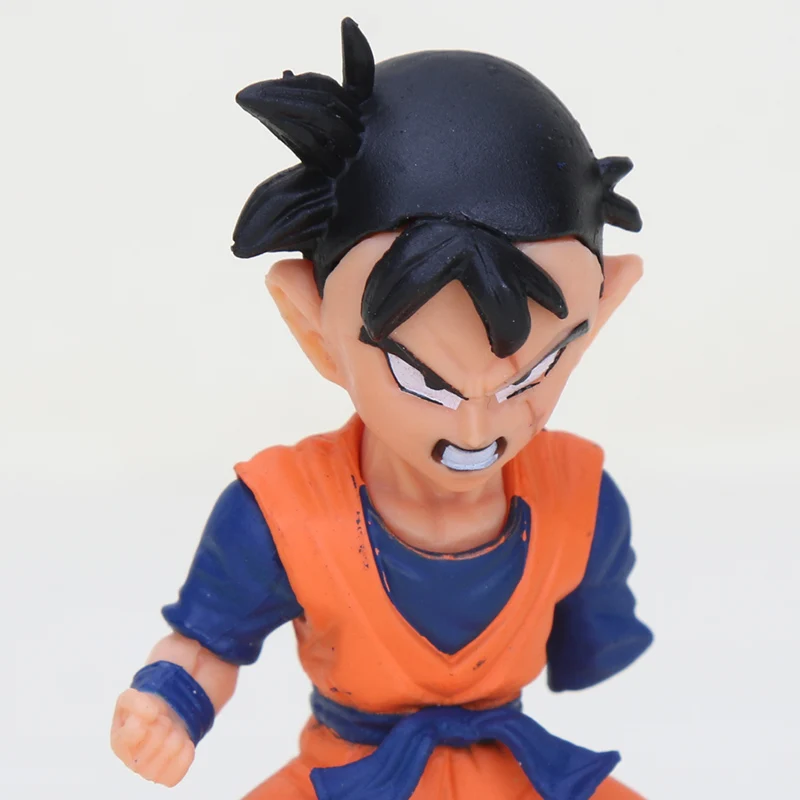 6 шт./компл. 6 см Dragon ball Acion рисунок Сон Гоку черный Мужские Шорты для купания Zamasu Модель ПВХ фигуркы игрушки Рождественский подарок