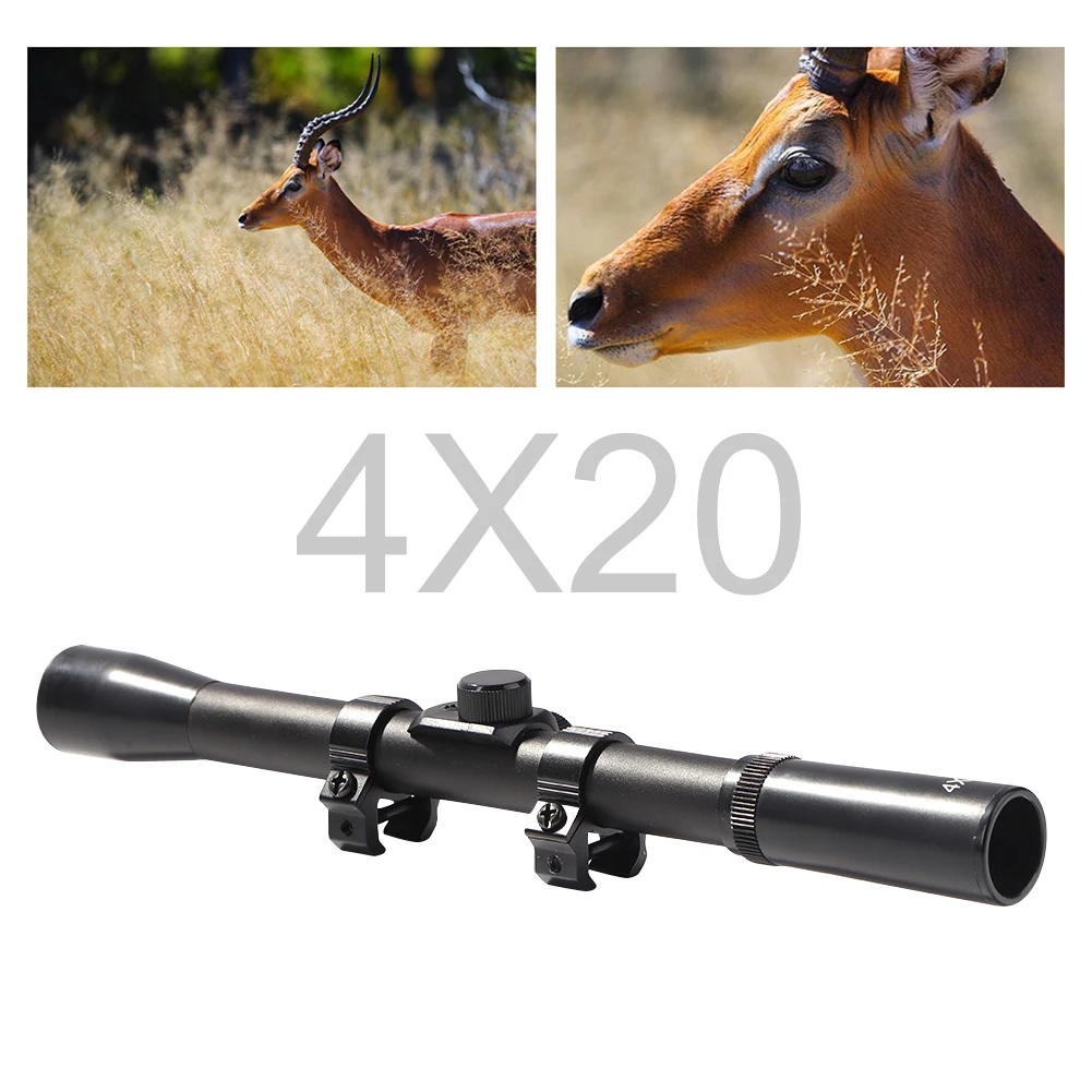 

Tactical Hunting 4x20 Riflescopes Optics Crosshair Scope Camping Hiking Accessories Optical Hunting Binoculars