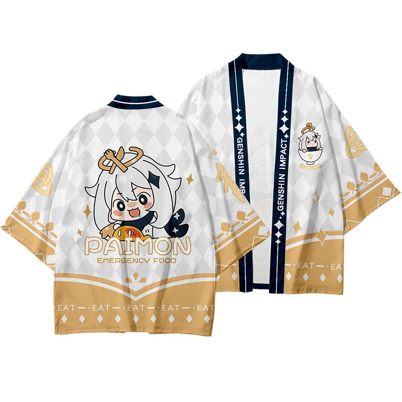 Anime Game Genshin Impact PAIMON QIQI Kawaii Cosplay Cloak Cute Cartoon Printed Winter Blanket Air Conditioning Blanket Costume
