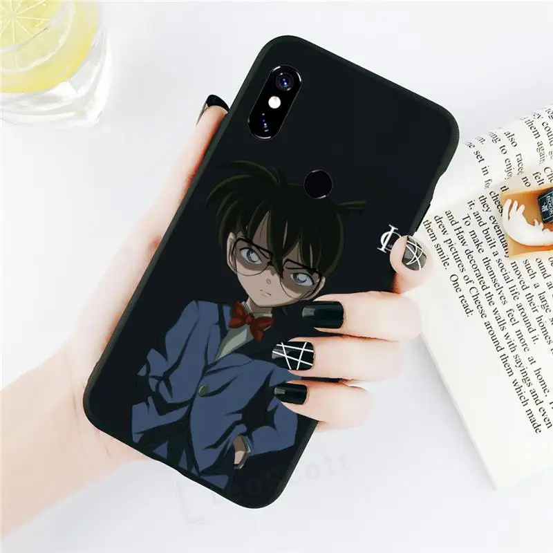 

Conan anime manga luxury design Phone Case shell For Xiaomi Redmi note 7 8 9 t k30 max3 9 s 10 pro lite