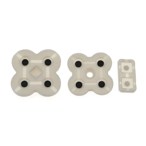 JCD 1 комплект для NDS Lite, набор проводящих резиновых кнопок, запасная часть для силиконовых кнопок NDSL DSL, 9 цветов