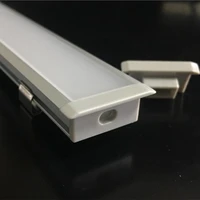 free shipping 70mlot 2mpcs aluminum profile for 5050 3528 5630 led strip with cover clips and end caps aluminum channel
