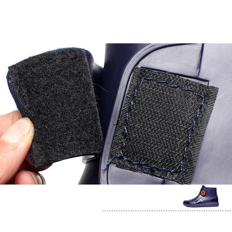 New Style Women Rain Boots   Waterproof Bots Adult Korean Fashion Rainboots Galoshes Round Toe  Flat PVC