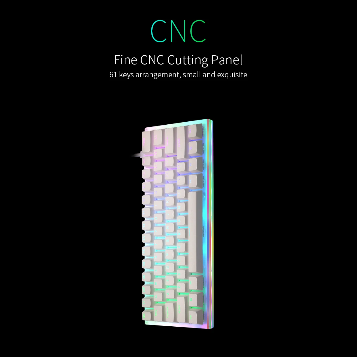 personalizado 60% 61 caso pcb swappable interruptor