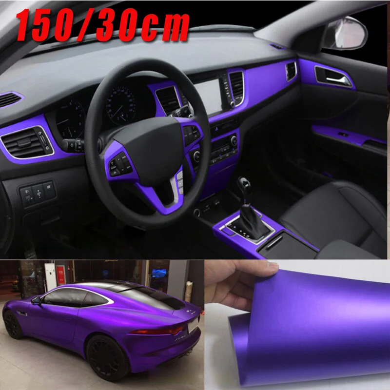 

Decal Car Sticker Waterproof Accessories Exterior Wrap Purple Replacement