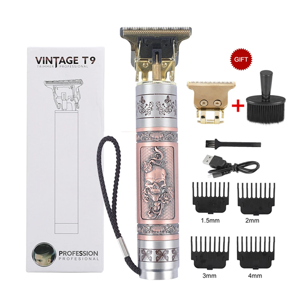 

T Type Carving Hair Clipper Beard Trimmer Carving Hairstyle Electric Oil Clippers Barber Shaver Trimmer Men's Shaver Clipper