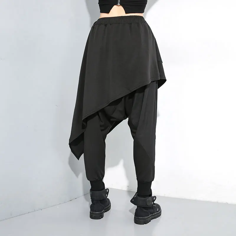 XITAO Tide Лоскутные нестандартные брюки женская одежда 2019 Модные свободные