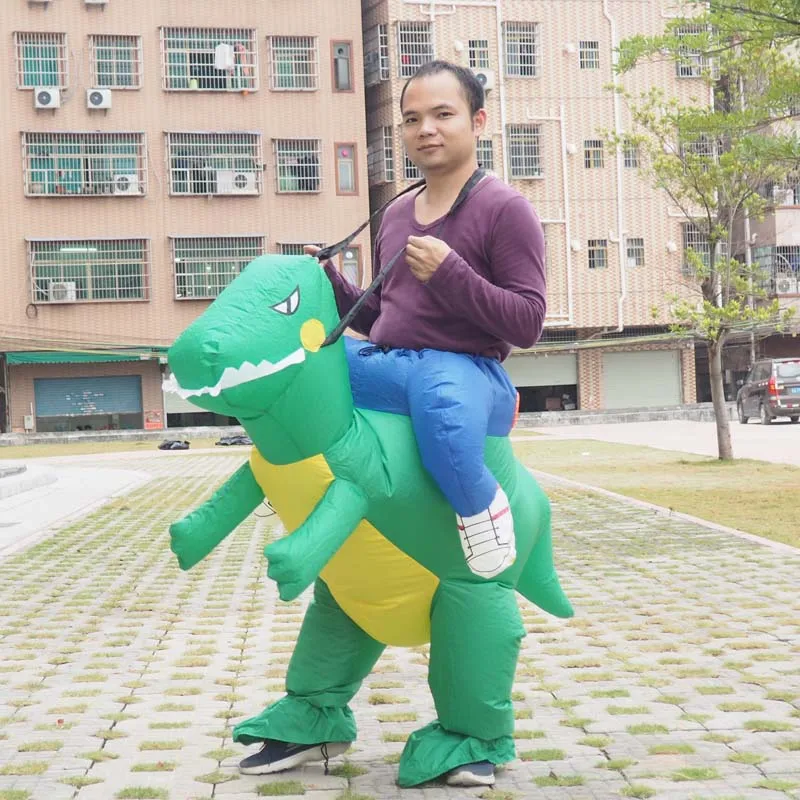 Бесплатная доставка надувной костюм динозавра работающий от вентилятора